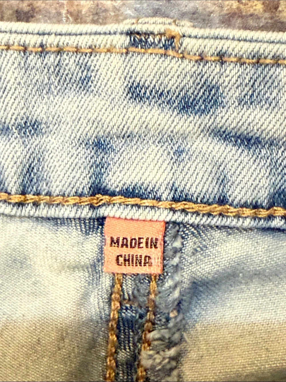 Blank NYC Light Blue Frayed Hem Denim Shorts